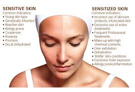 But what is a sensitive skin type