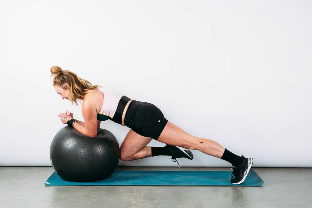 Yoga Ball Ab Workout Routine for Intermediate Levels