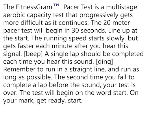 Breaking Down the FitnessGram Pacer Test Lyrics