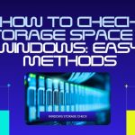 how to check storage space on Windows