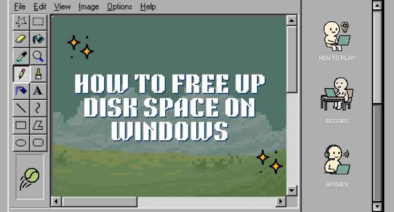 how to free up disk space on Windows